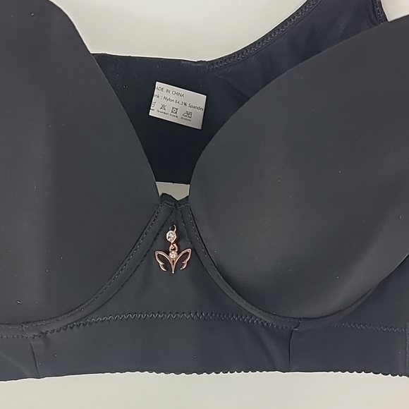 NEW FallSweet Women Padded Push Up Comfort Underwire Hide Back Bulge Bra 40D - Picture 2 of 12